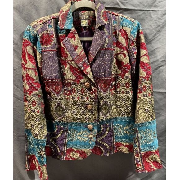 Vintage ELCC Tapestry Blazer - Picture 1 of 5